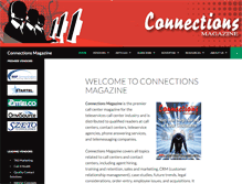 Tablet Screenshot of connectionsmagazine.com